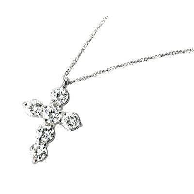 Diamond cross pendant
