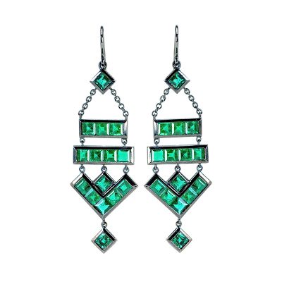 Emerald earrings