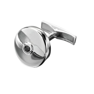 Sapphire cufflinks in 18k