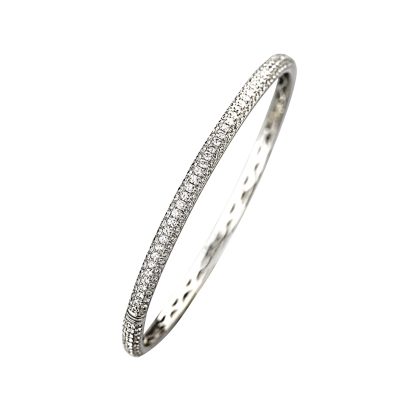White gold diamond bracelet