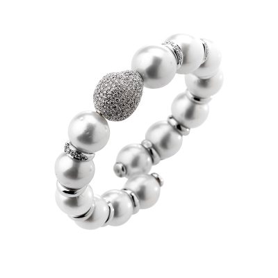 Pearls & Diamonds bracelet
