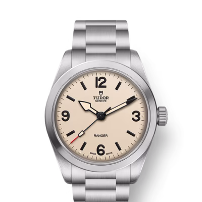 Ranger 36mm steel case Beige domed dial
